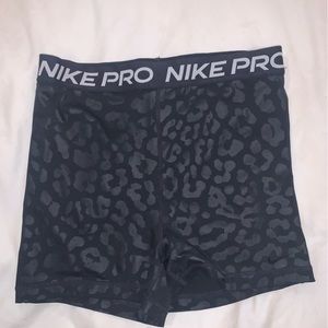 Nike leopard shorts